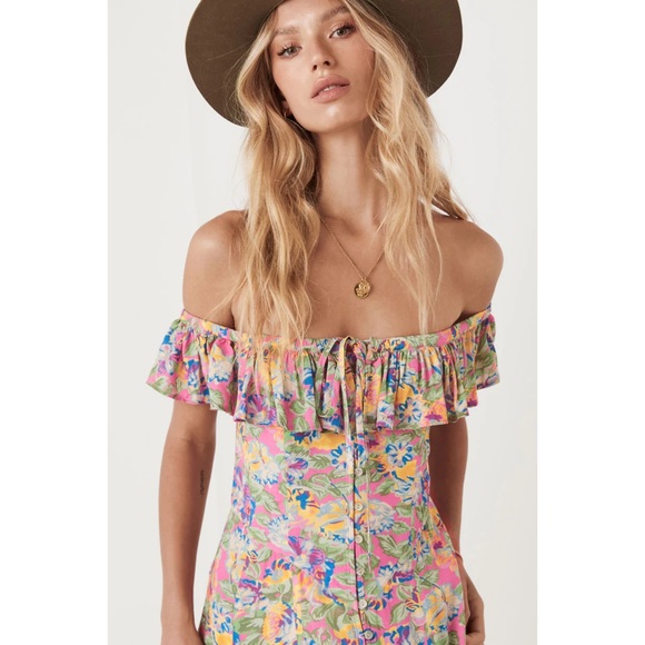 Spell & The Gypsy | Off The Shoulder Dress. - Picture 5 of 14